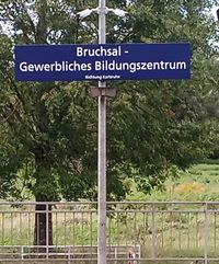 Stadtbahnhaltestelle Bruchsal 